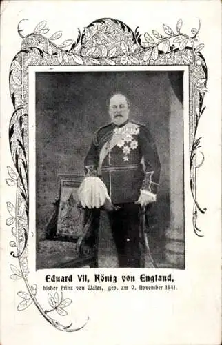 Ak Eduard VII., König von England