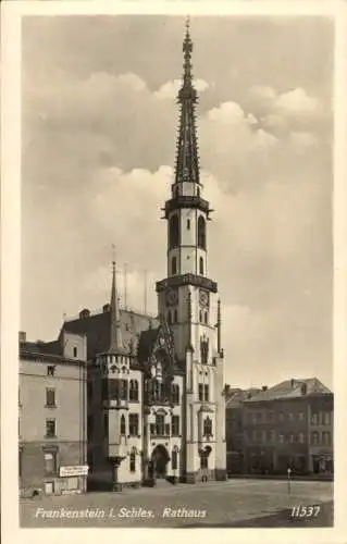 Ak Ząbkowice Śląskie Frankenstein Schlesien, Rathaus