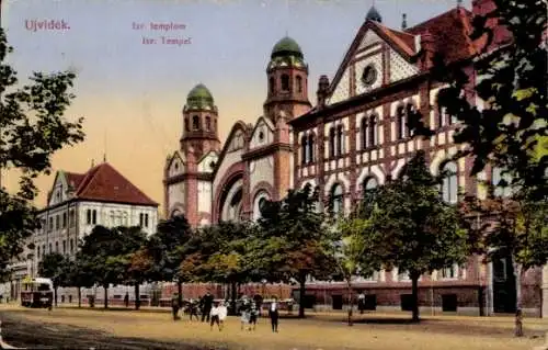 Judaika Ak Novi Sad Újvidék Neusatz Serbien, Synagoge