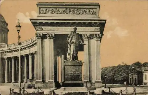 Ak Sankt Petersburg Russland, Denkmal, Platz