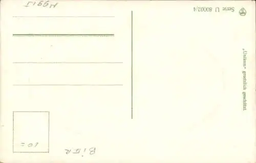 Präge Passepartout Ak Junge-Porträt, Biergläser