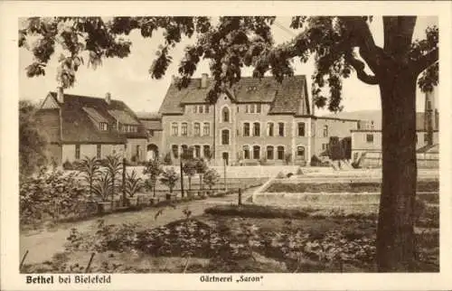 Ak Bethel Bielefeld in Nordrhein Westfalen, Gärtnerei Saron