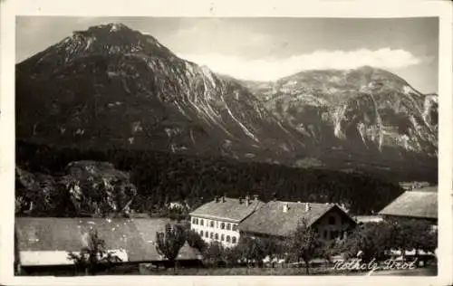 Ak Rotholz in Tirol, Teilansicht