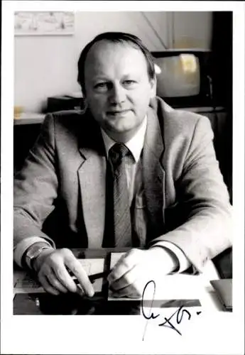 Ak Politiker Eugen Wagner, Portrait, Autogramm