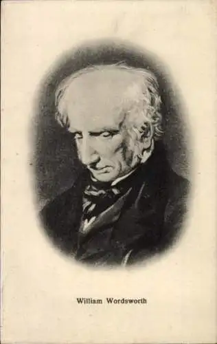 Ak Dichter William Wordsworth, Porträt