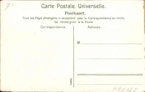 Ak Porträt eines Mannes, Anzug, Fliege, Bart