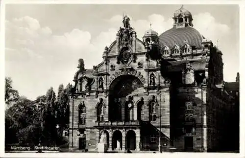 Ak Nürnberg in Mittelfranken, Stadttheater