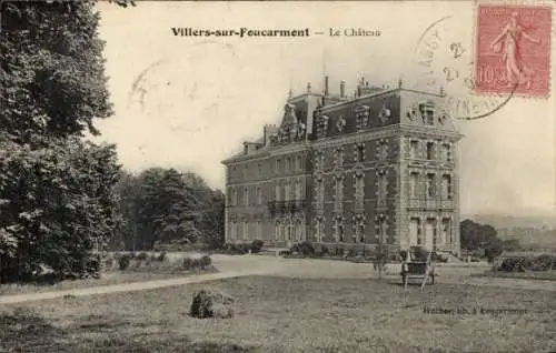 Ak Villers-sous-Foucarmont Seine Maritime, Chateau