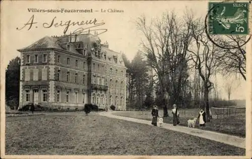 Ak Villers sous Foucarmont Seine-Maritime, Chateau