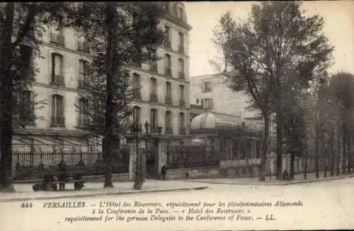 Ak Versailles-Yvelines, Hotel des Reservoirs