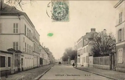 Ak Meulan und Yvelines, Rue Gambetta