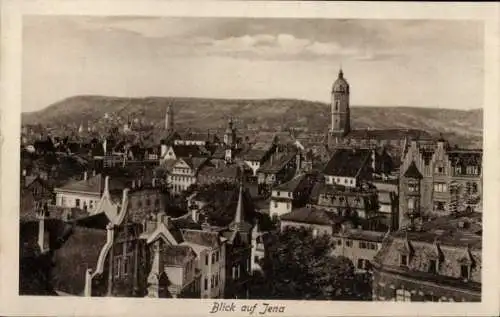 Ak Jena in Thüringen, Teilansicht