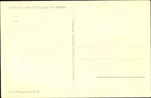 Ak Magdeburg an der Elbe, Dom, Kreuzgang