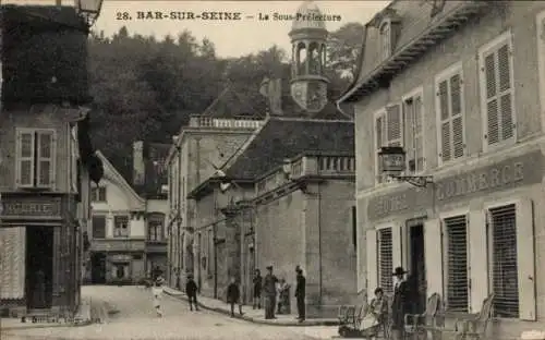 Ak Bar in der Seine Aube, La Sous-Prefecture, Hotel du Commerce