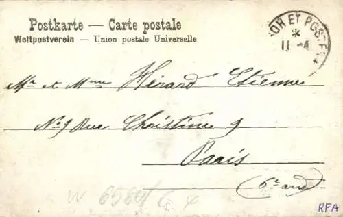 Ak Oberstein an der Nahe, vor 100 Jahren