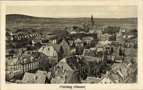 Ak Friedberg in Hessen, Totalansicht