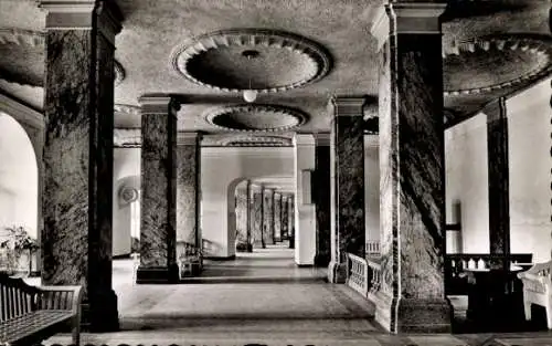 Ak Bad Ems an der Lahn, Brunnenhalle