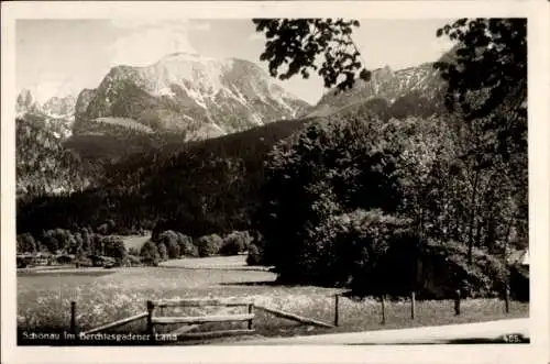 Ak Schönau am Königssee bei Berchtesgaden Oberbayern, Panorama