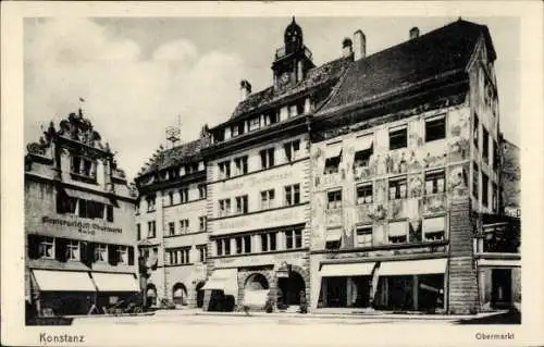 Ak Konstanz am Bodensee, Obermarkt