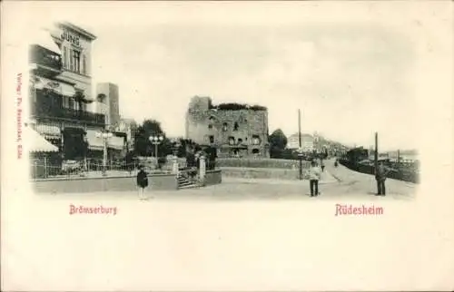 Ak Rüdesheim am Rhein, Brömserburg