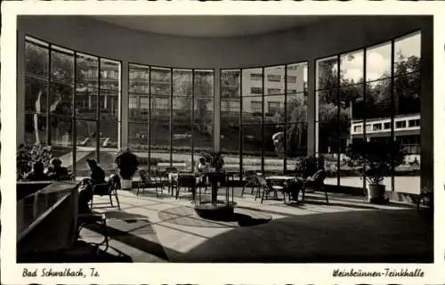 Ak Bad Schwalbach im Taunus, Weinbrunnen, Trinkhalle