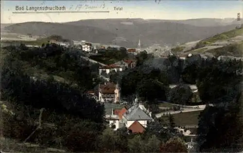 Ak Langenschwalbach Bad Schwalbach im Taunus, Totalansicht