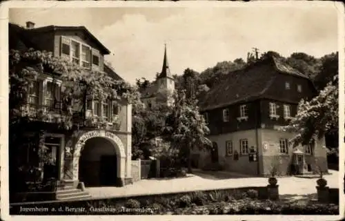 Ak Jugenheim an der Bergstraße Hessen, Gasthaus Tannenberg