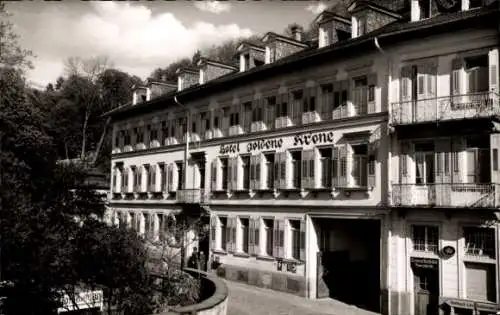 Ak Jugenheim an der Bergstraße Hessen, Hotel Goldene Krone