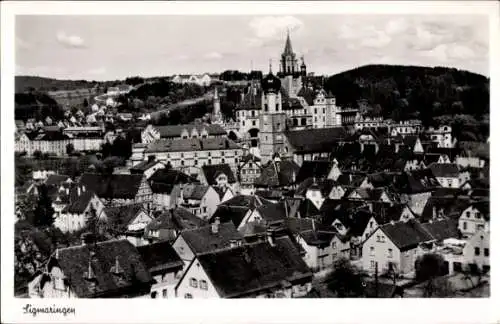 Ak Sigmaringen an der Donau, Teilansicht