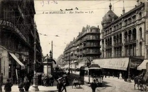 Ak Marseille Bouches du Rhône, Rue Noailles