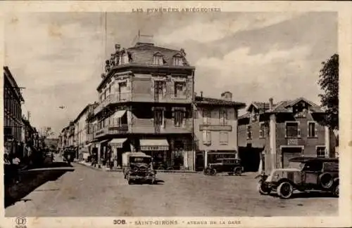 Ak Saint Girons Ariège, Avenue de la Gare