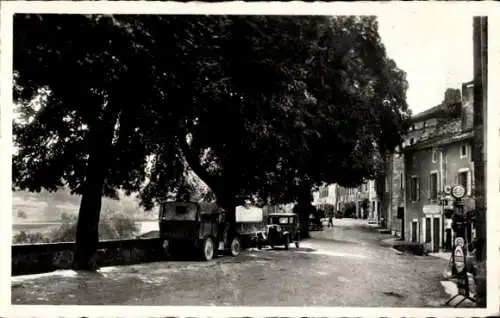 Ak Chalencon Ardèche, Allée des Tilleuls