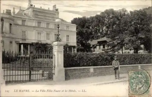 Ak Le Havre Seine Maritime, Villa Félix Faure, Hotels