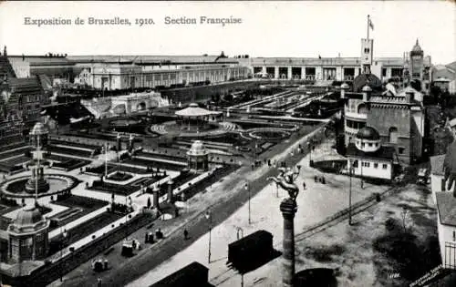 Ak Brüssel Brüssel, Expo, Weltausstellung 1910, Französische Sektion