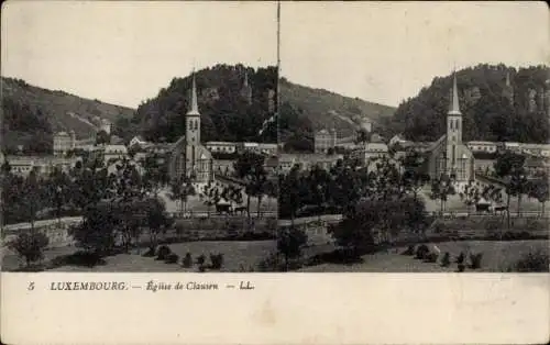 Stereo Ak Clausen Luxembourg, Eglise