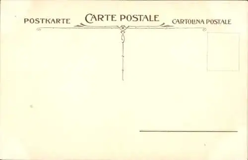 Ak Pierrot, Pierrette, Pfauenfeder, schlafender Mann