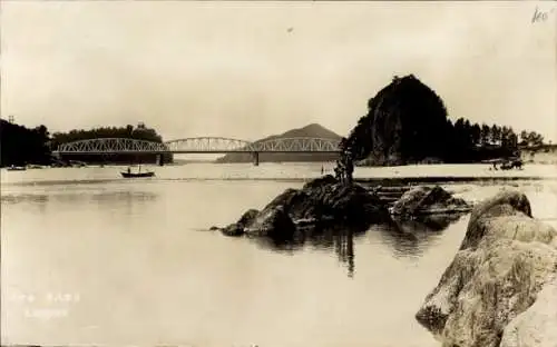 Ak Japan, Kiso-gawa, Brücke