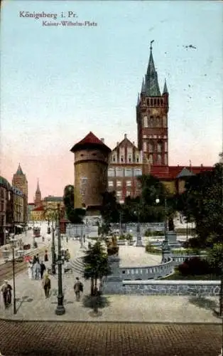 Ak Kaliningrad Königsberg Ostpreußen, Kaiser Wilhelm Platz