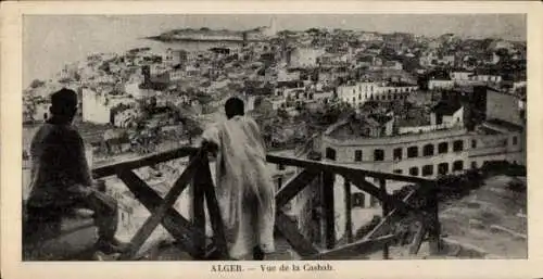 Ak Algier Alger Algerien, Vue de la Casbah