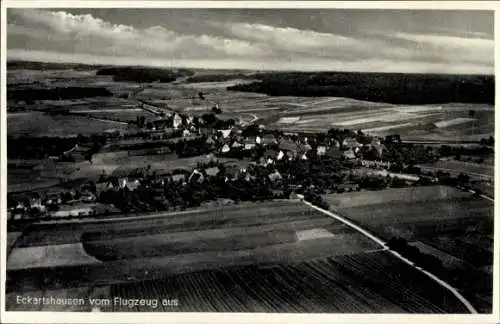 Ak Eckartshausen Ilshofen in Württemberg, Fliegeraufnahme