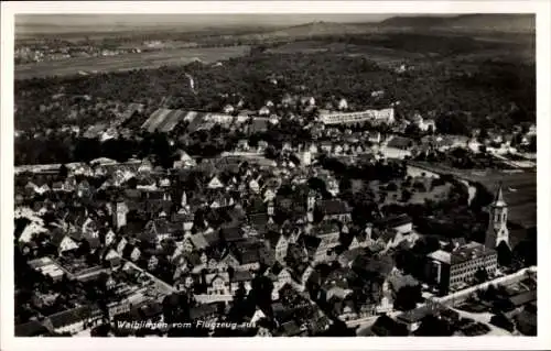 Ak Waiblingen in Württemberg, Fliegeraufnahme