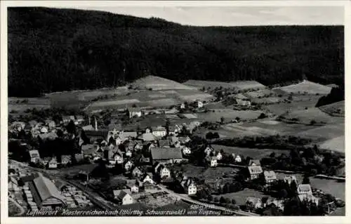 Ak Klosterreichenbach Baiersbronn im Schwarzwald, Fliegeraufnahme