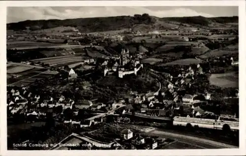 Ak Comburg Schwäbisch Hall in Württemberg, Schloss, Fliegeraufnahme