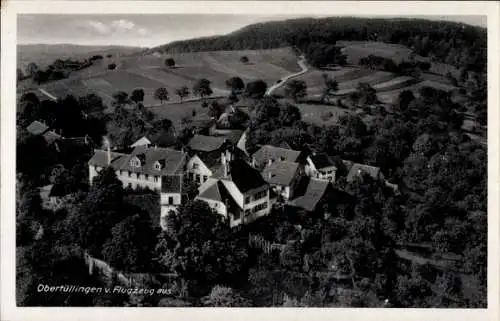 Ak Obertüllingen Lörrach in Baden Württemberg, Fliegeraufnahme