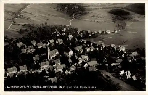 Ak Altburg Calw im Schwarzwald, Fliegeraufnahme