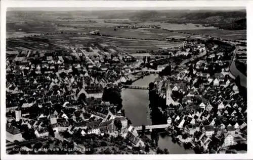 Ak Rottenburg am Neckar, Fliegeraufnahme