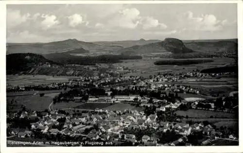 Ak Rielasingen in Baden, Fliegeraufnahme