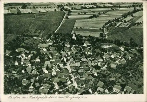 Ak Laufen Sulzburg im Schwarzwald, Fliegeraufnahme