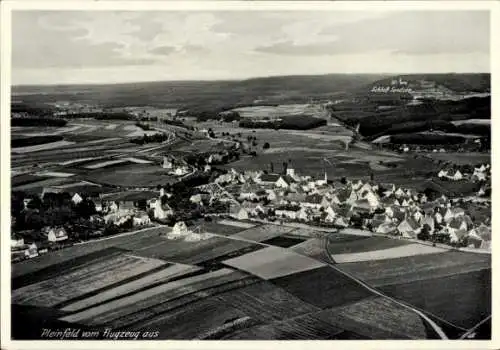 Ak Pleinfeld in Mittelfranken, Fliegeraufnahme