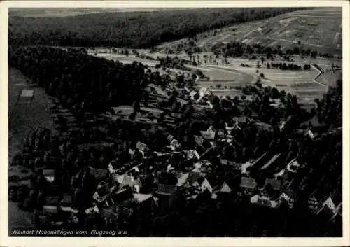 Ak Hohenklingen Knittlingen, Fliegeraufnahme